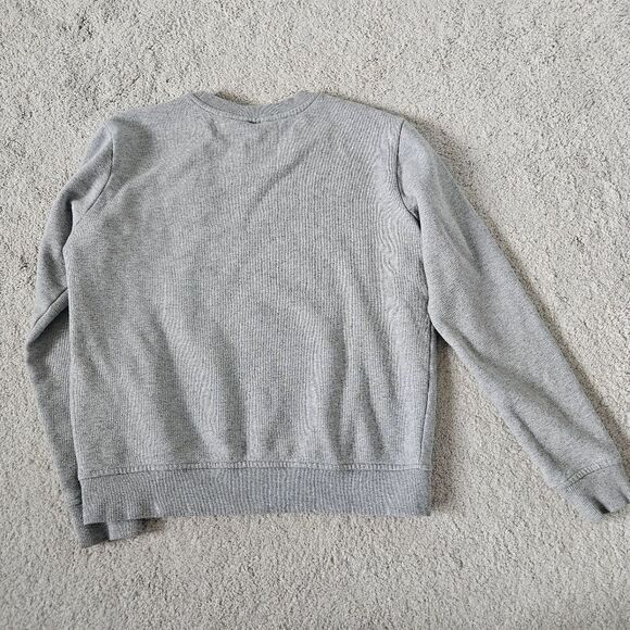 Filas | Crew Pullover Cotton Grey Sweater, Unisex Small - Picture 3 of 4